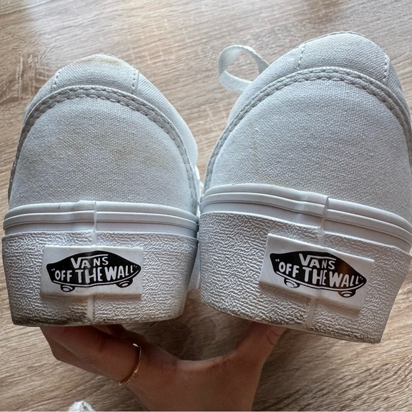 Women’s Vans Old Skool Stackform Shoe in True White Size 5.5 Skate Urban - Picture 4 of 6